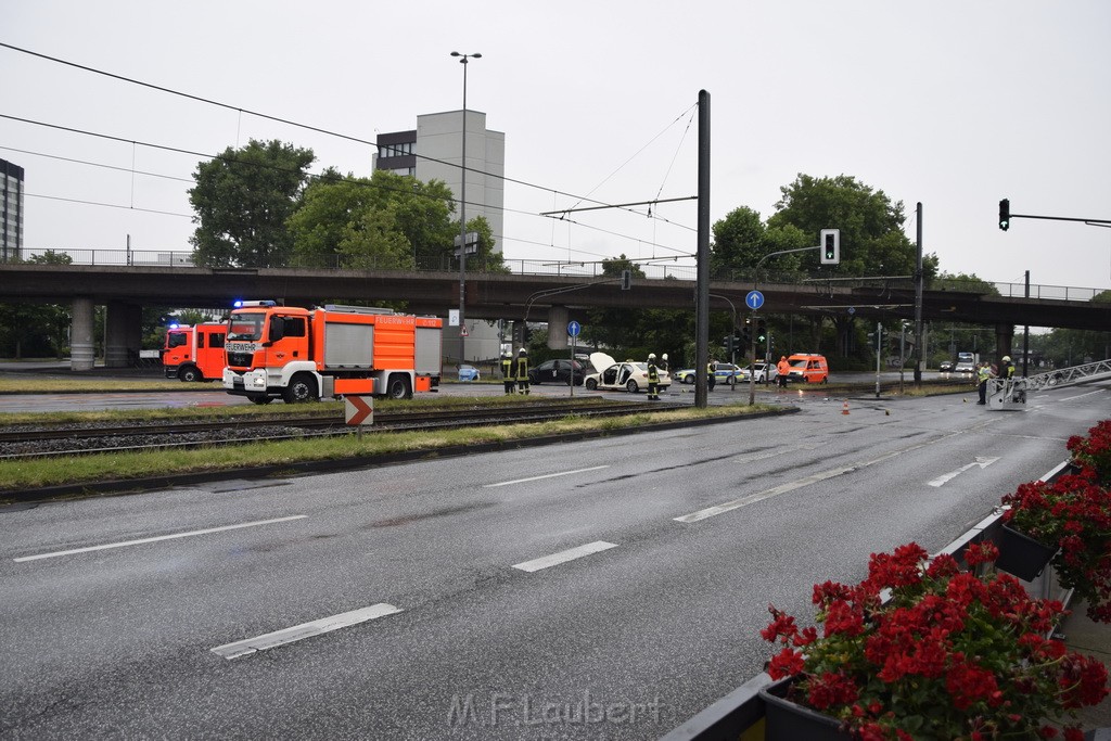 VU 3 Pkw Koeln Deutz Am Messekreisel P098.JPG - Miklos Laubert